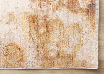 Contemporary Organic White Area Rug