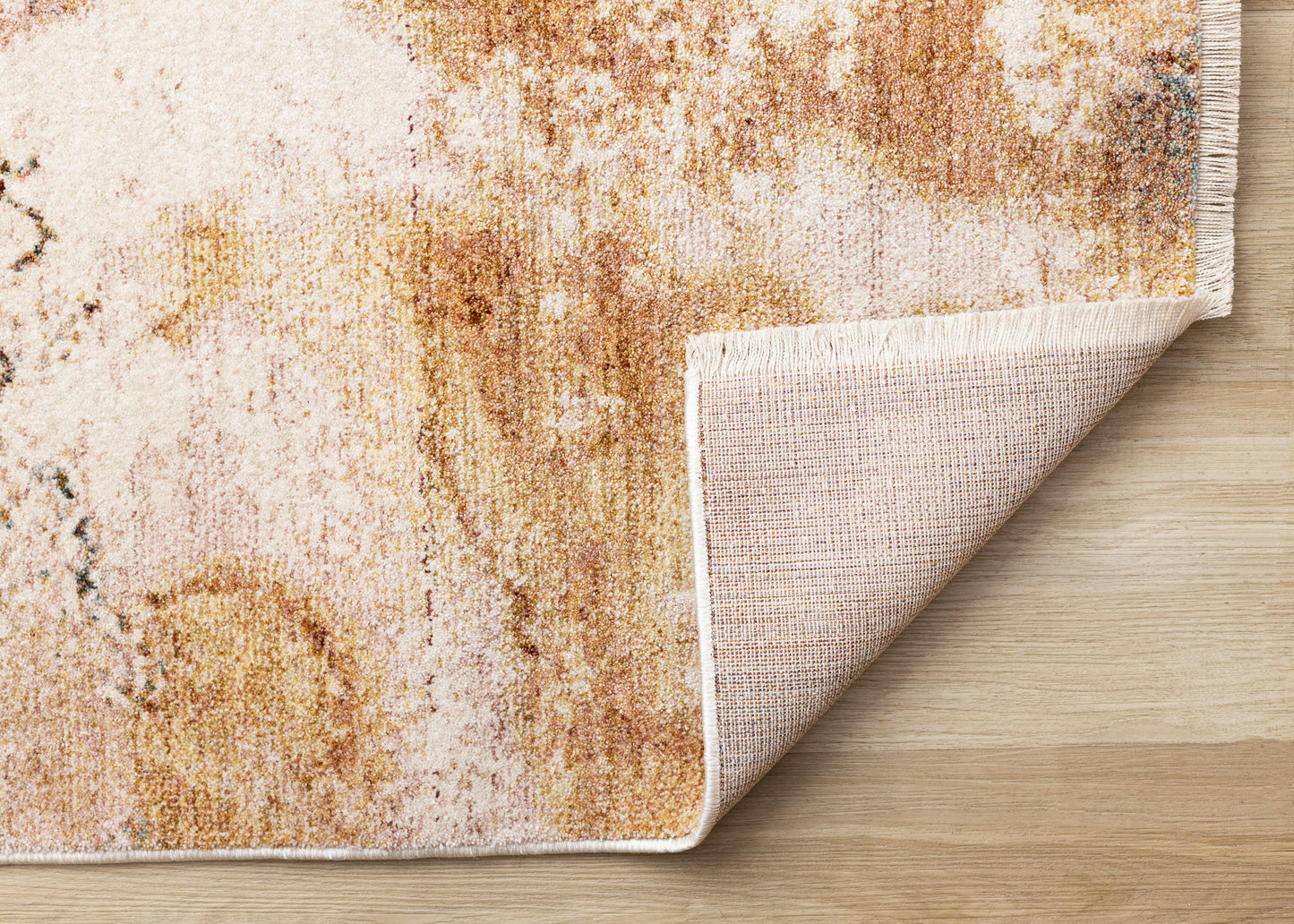 Contemporary Organic White Area Rug