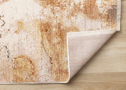 Contemporary Organic White Area Rug