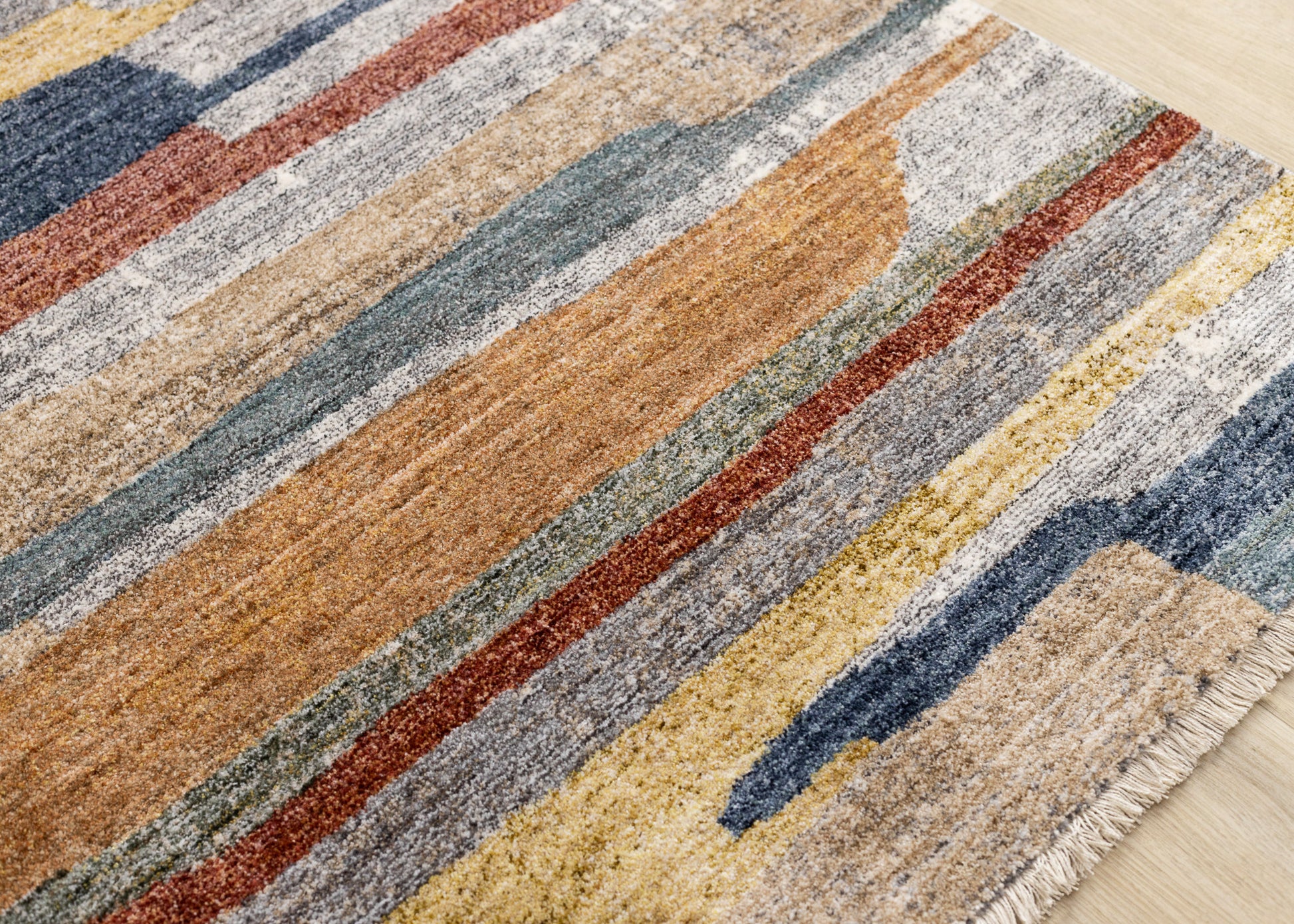 Contemporary Organic Grey Area Rug-4