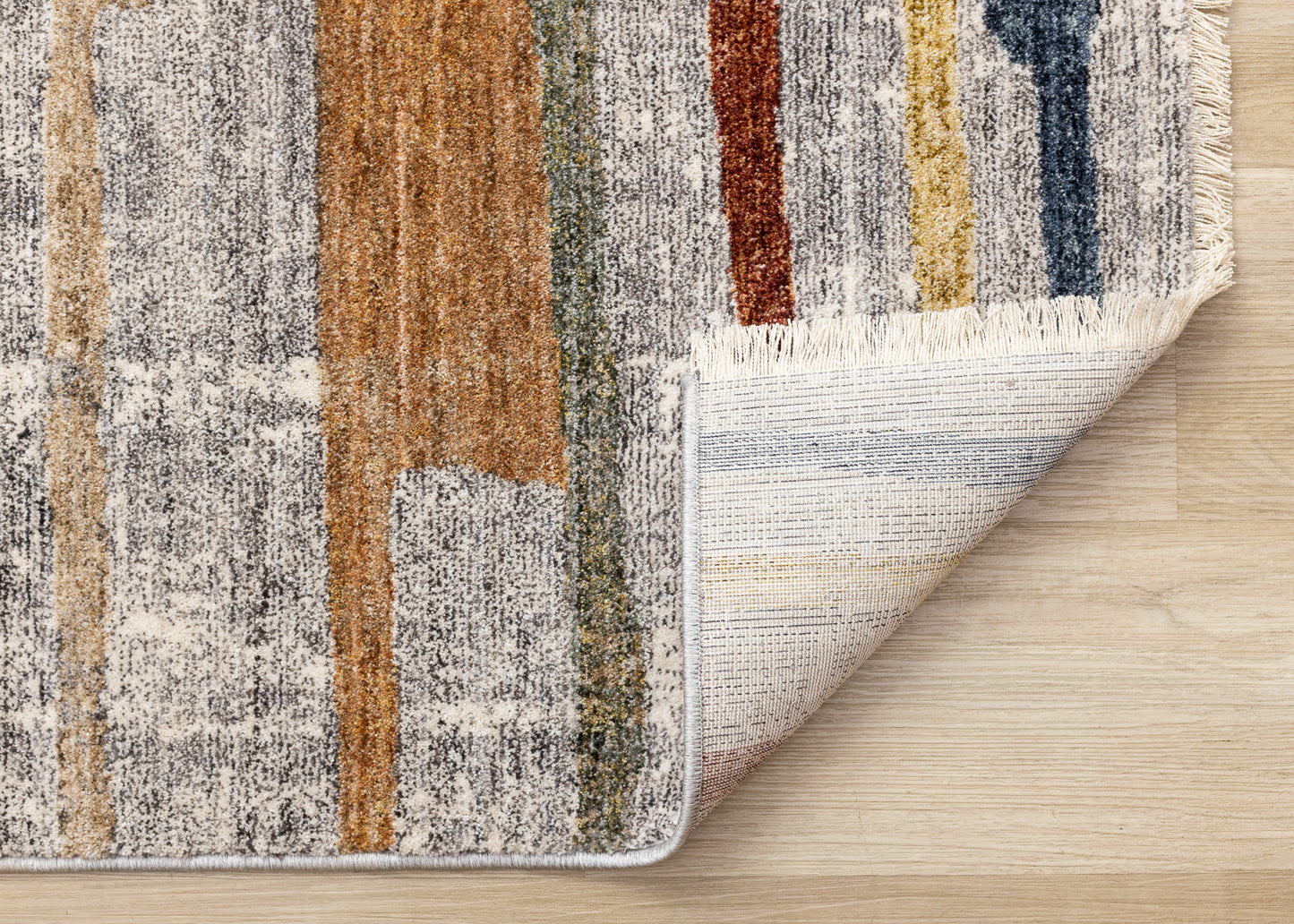Contemporary Organic Grey Area Rug-6