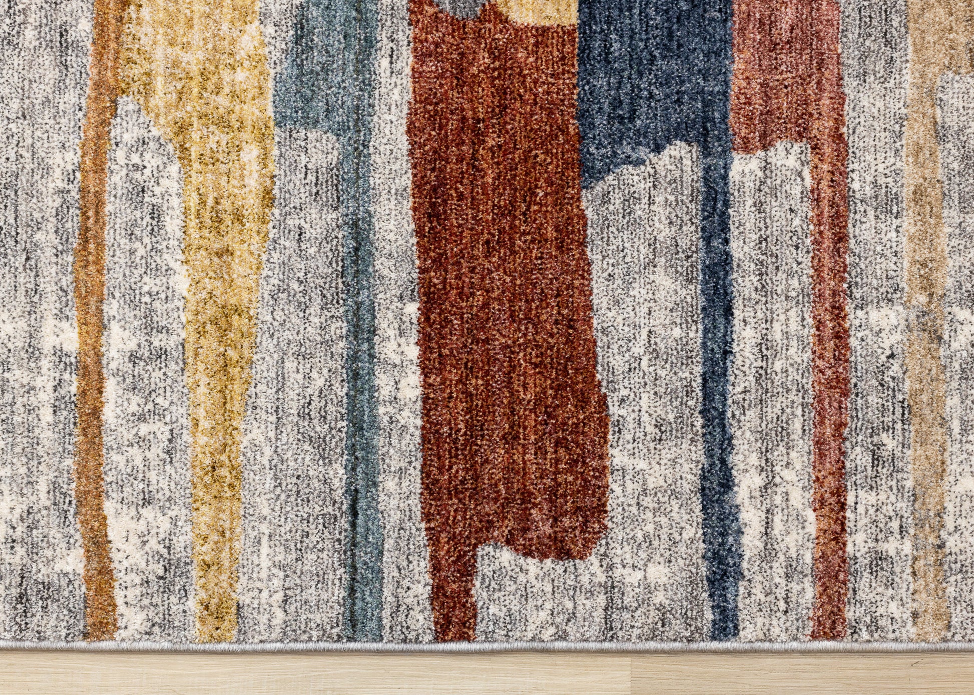 Contemporary Organic Grey Area Rug-8