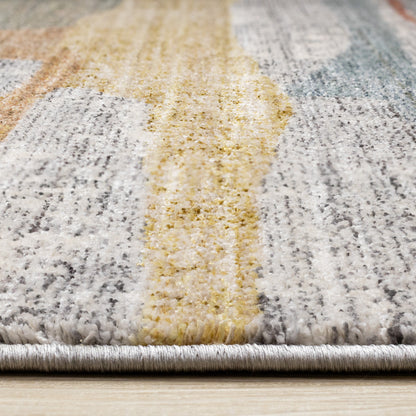 Contemporary Organic Grey Area Rug-9