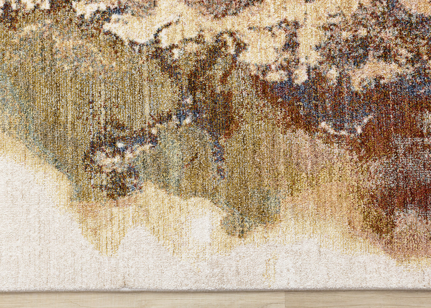 Contemporary Organic Beige Area Rug