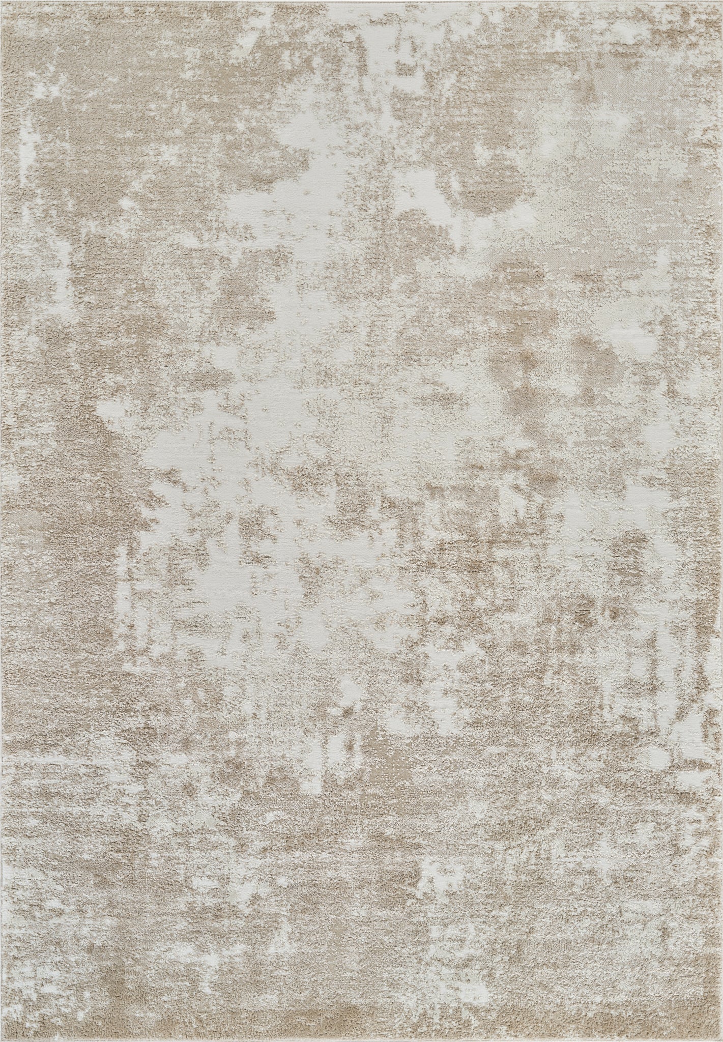 Hikari Abstract Modern Beige and Cream Indoor Rug-3