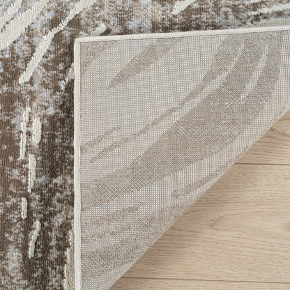 Alfombra costera abstracta Nomad beige