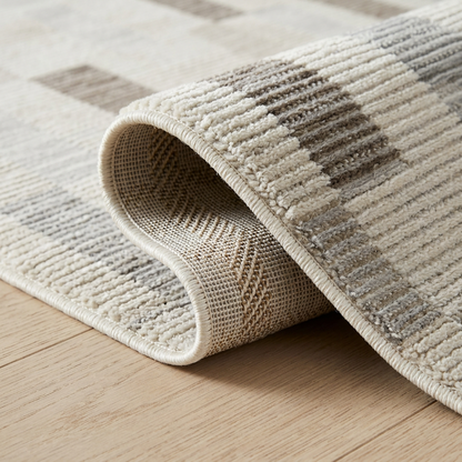 Alfombra beige moderna abstracta Nomad