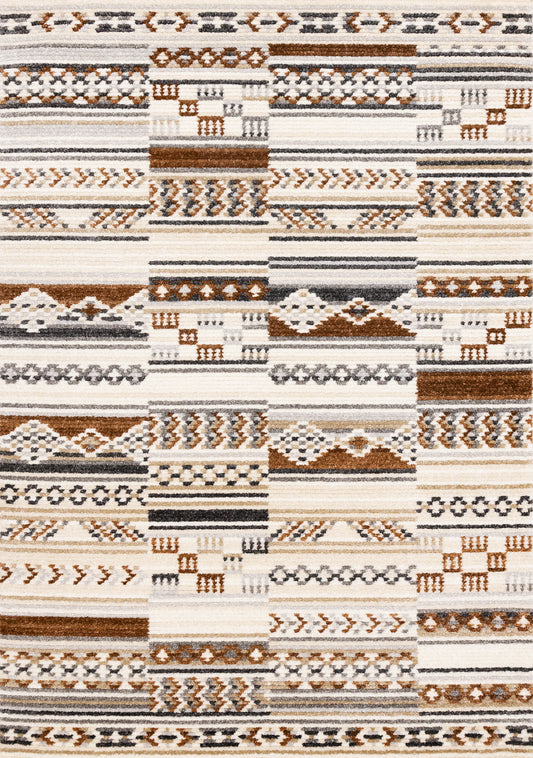 Tribal Southwestern Cream Area Rug