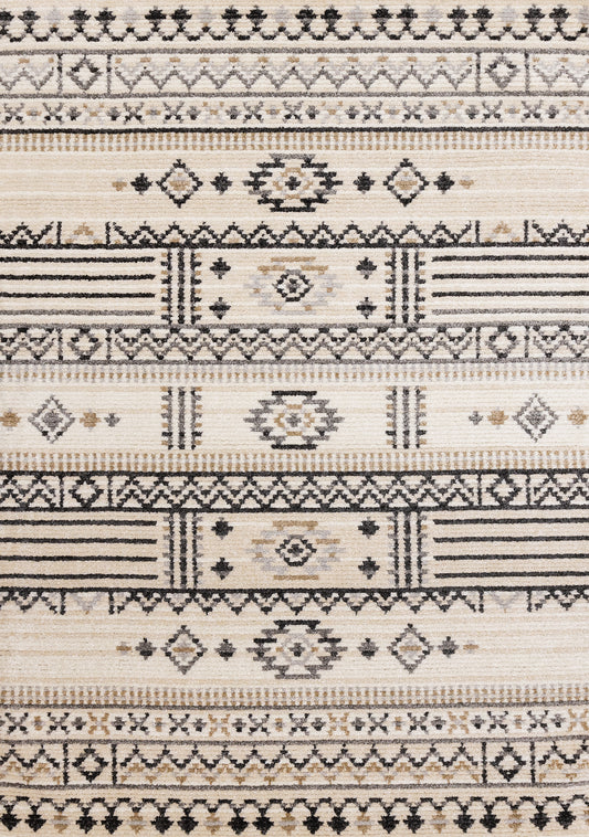 Tribal Southwestern Cream Area Rug