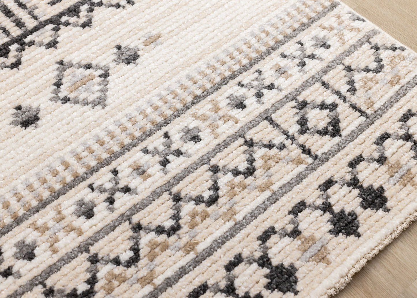 Tribal Southwestern Cream Area Rug-4