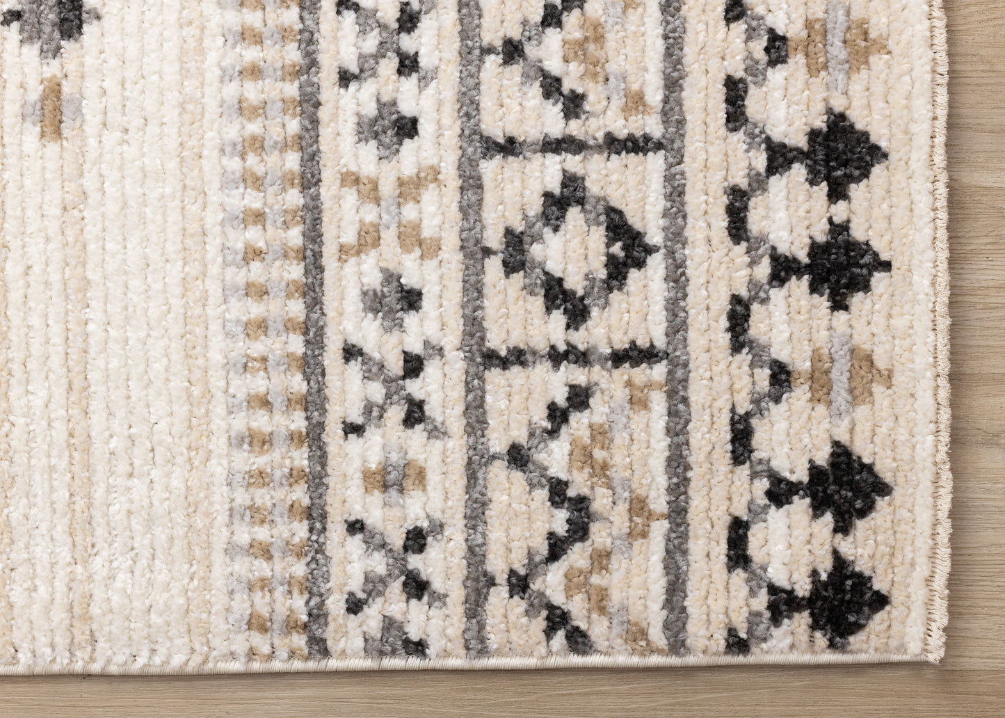Tribal Southwestern Cream Area Rug-5