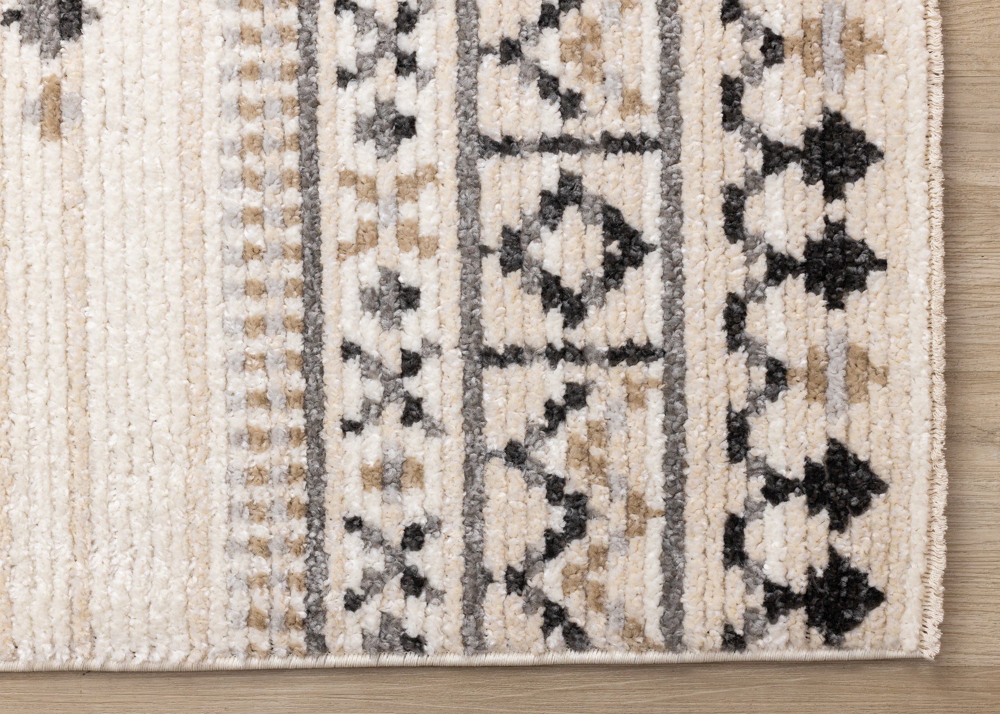 Tribal Southwestern Cream Area Rug-5