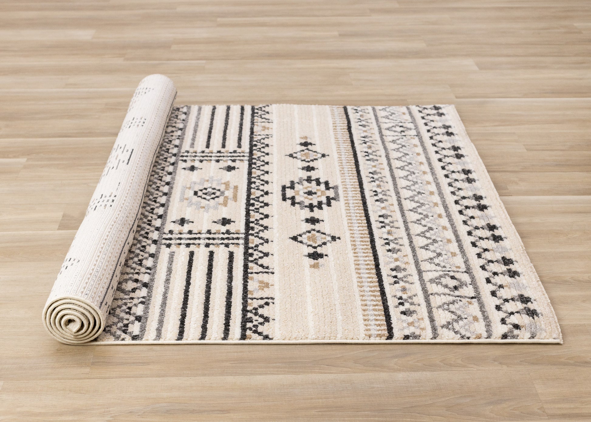 Tribal Southwestern Cream Area Rug-7