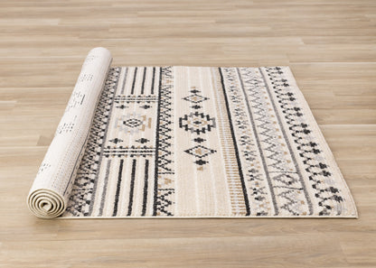 Tribal Southwestern Cream Area Rug-7