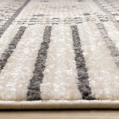Tribal Southwestern Cream Area Rug-9
