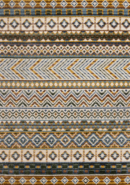 Tribal Southwestern Cream Area Rug