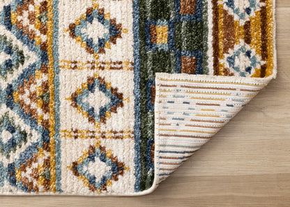 Tribal Southwestern Cream Area Rug