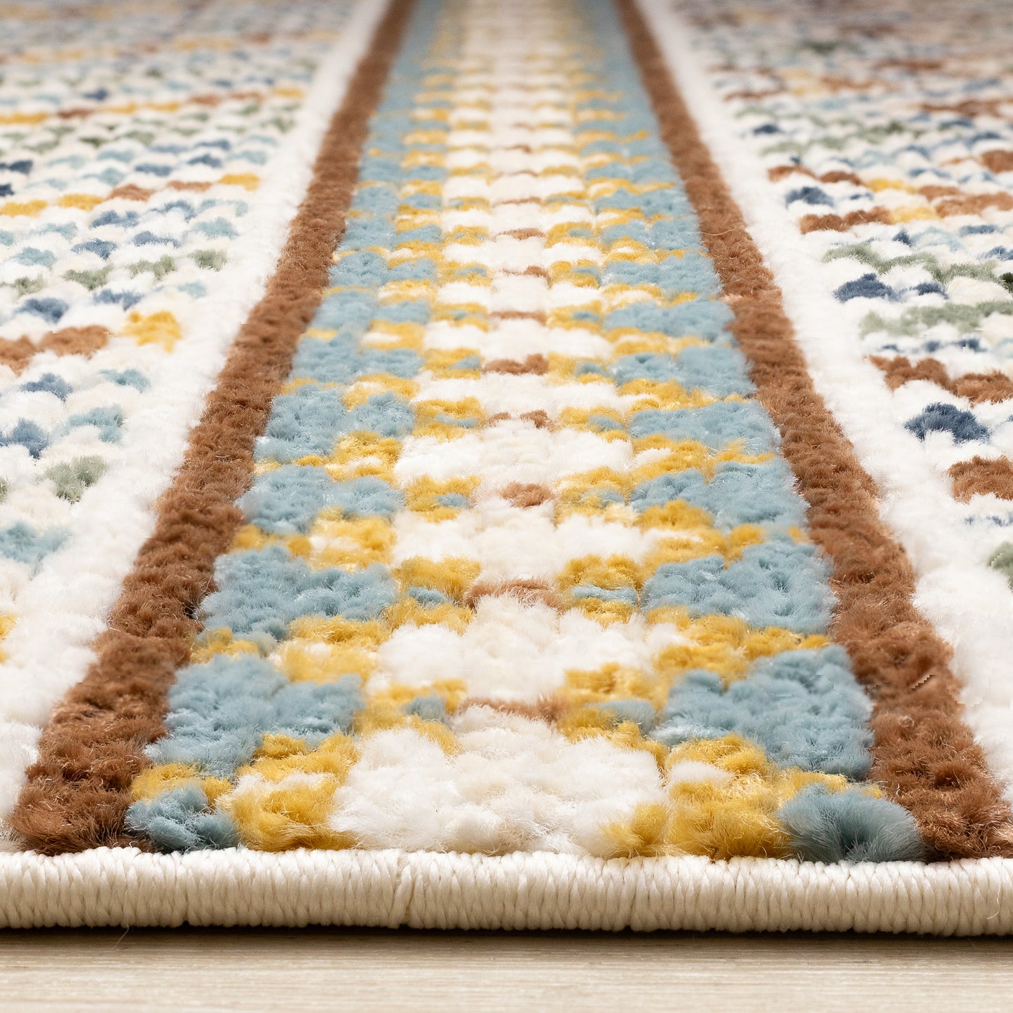Tribal Southwestern Cream Area Rug