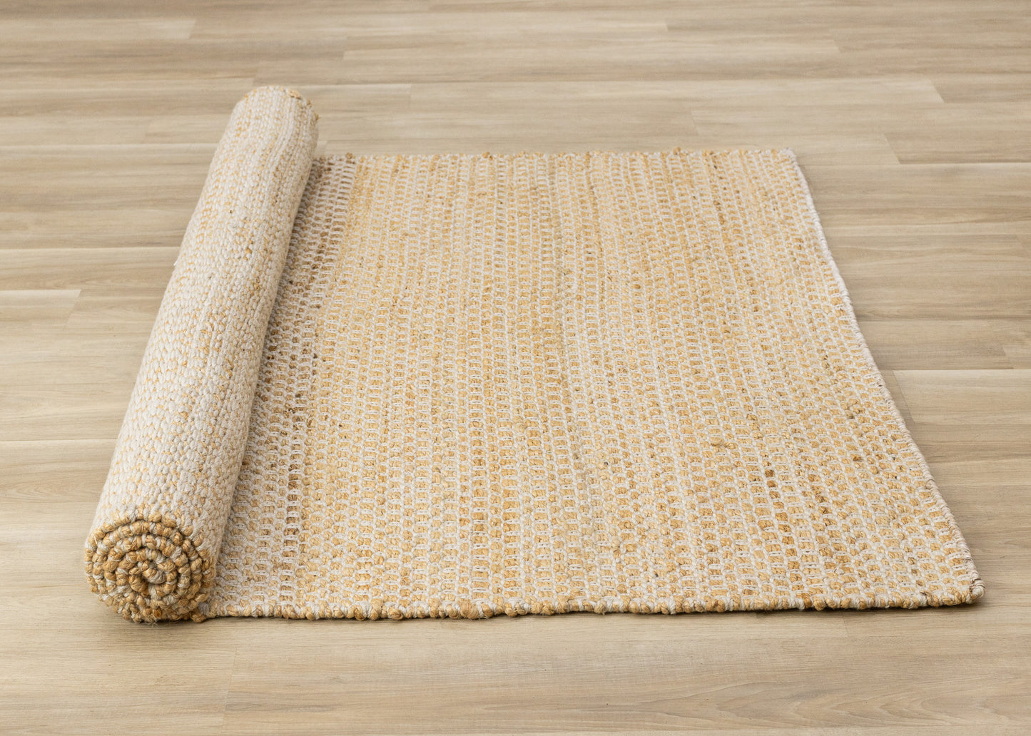 Contemporary Stripes Cream Area Rug-7