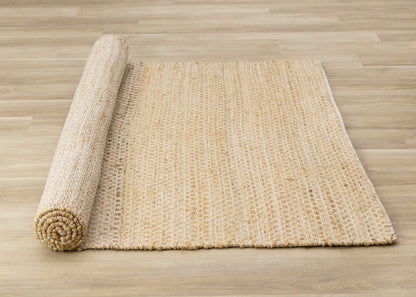 Contemporary Stripes Cream Area Rug-7