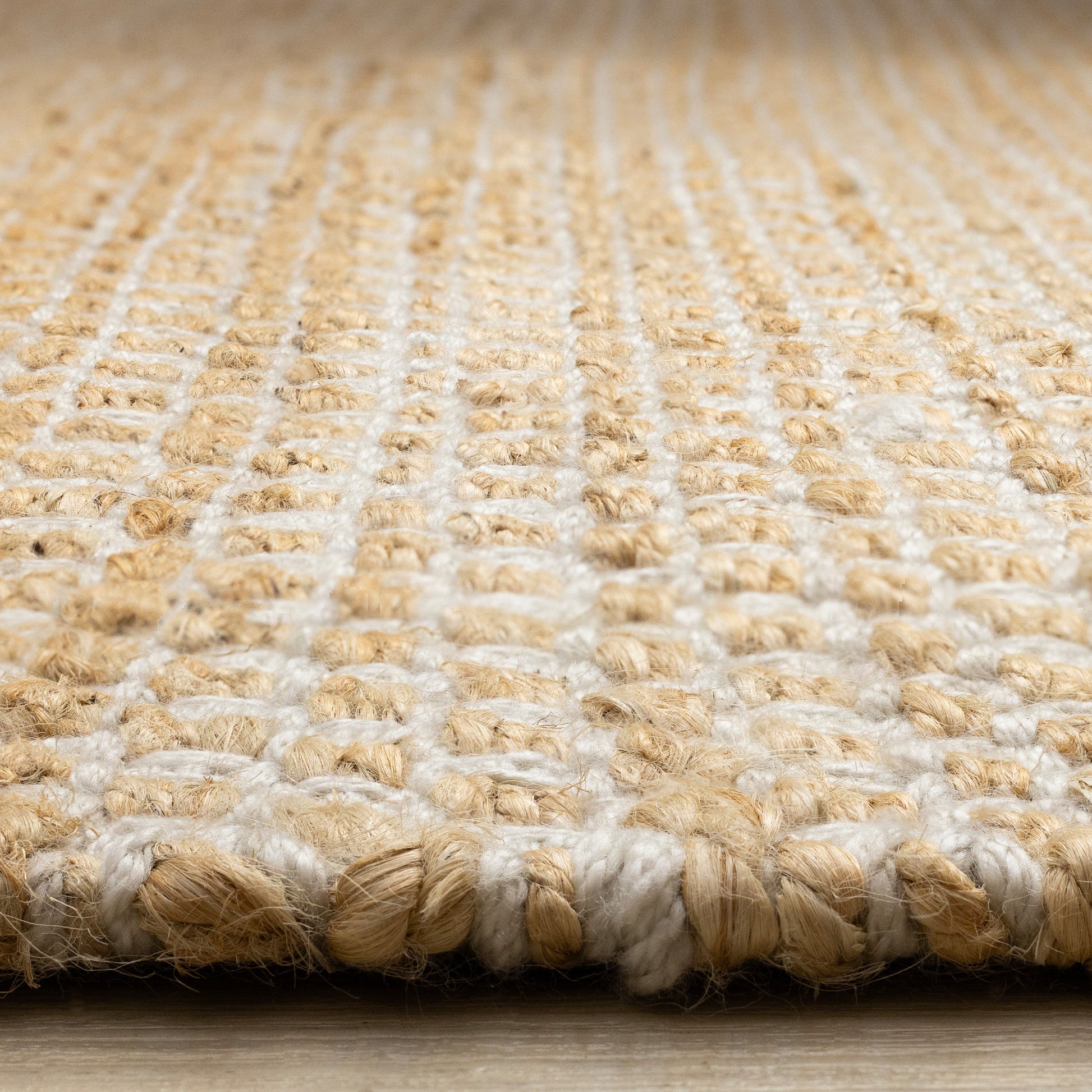 Contemporary Stripes Cream Area Rug-9