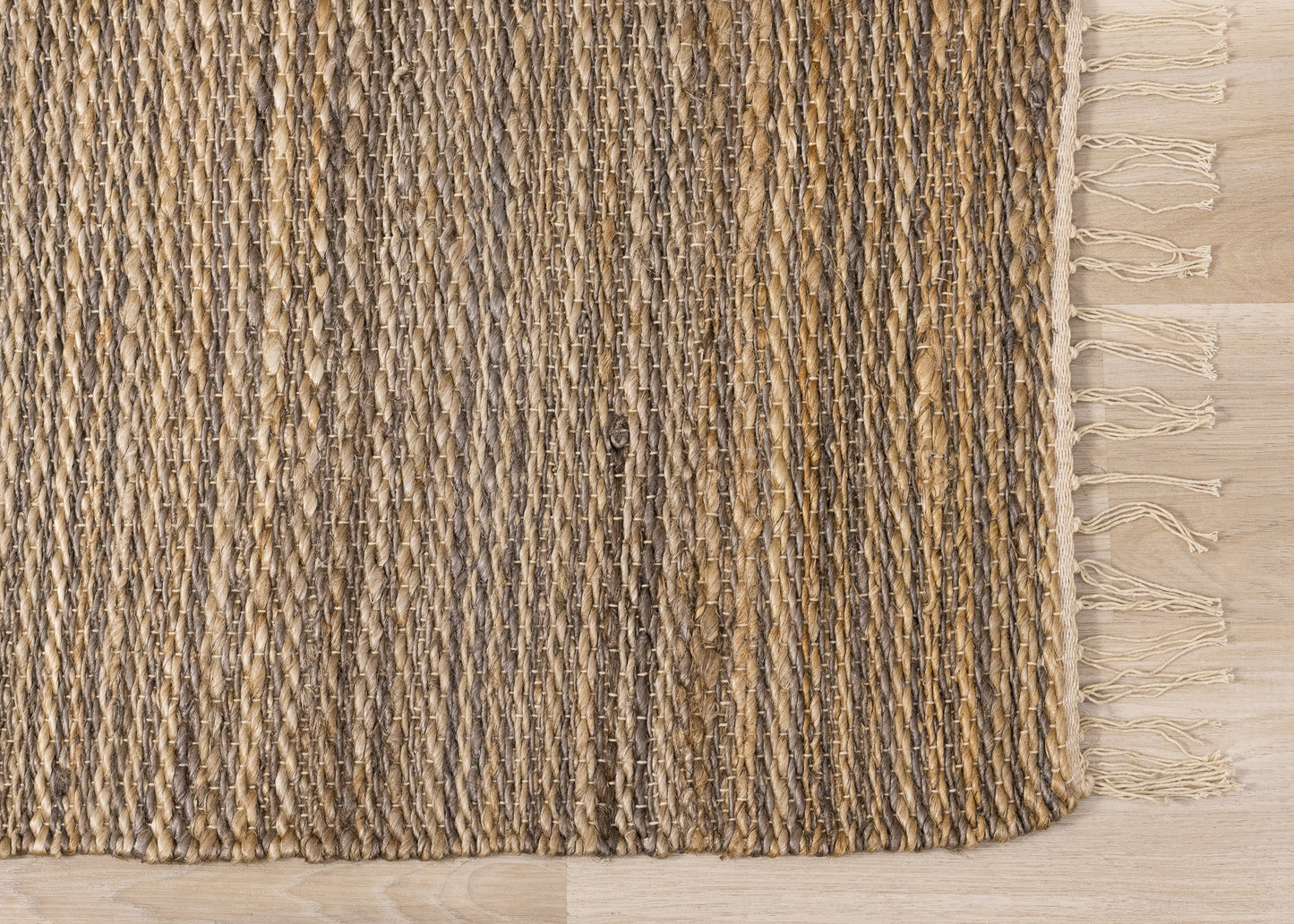 Natural Tonal Solid Taupe Area Rug