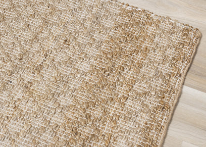 Contemporary Geometric Beige Area Rug