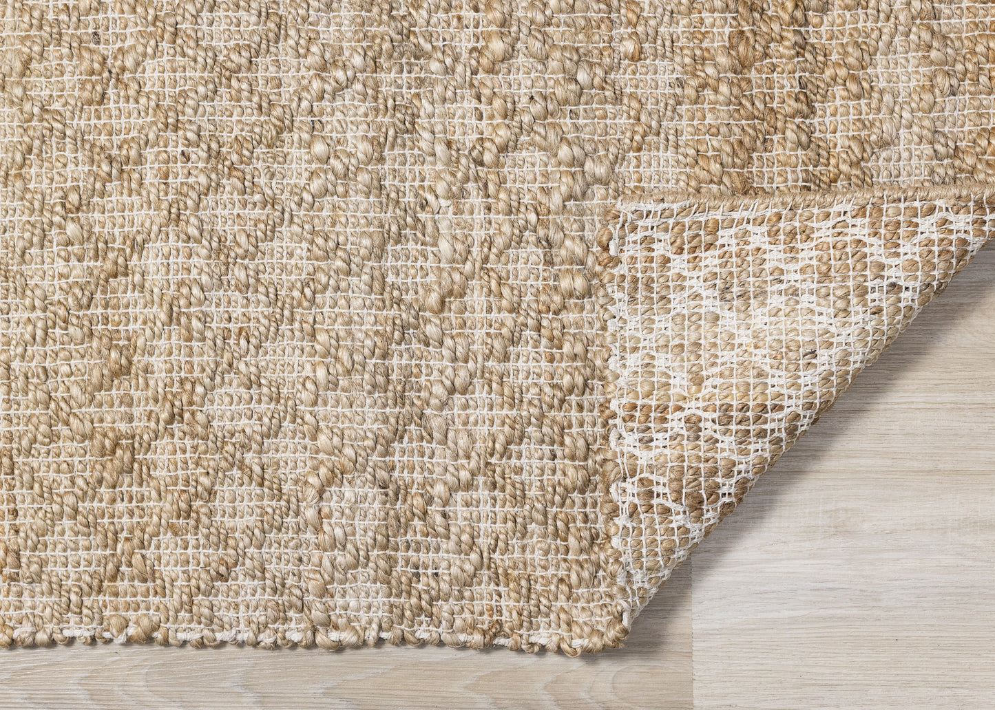 Contemporary Geometric Beige Area Rug