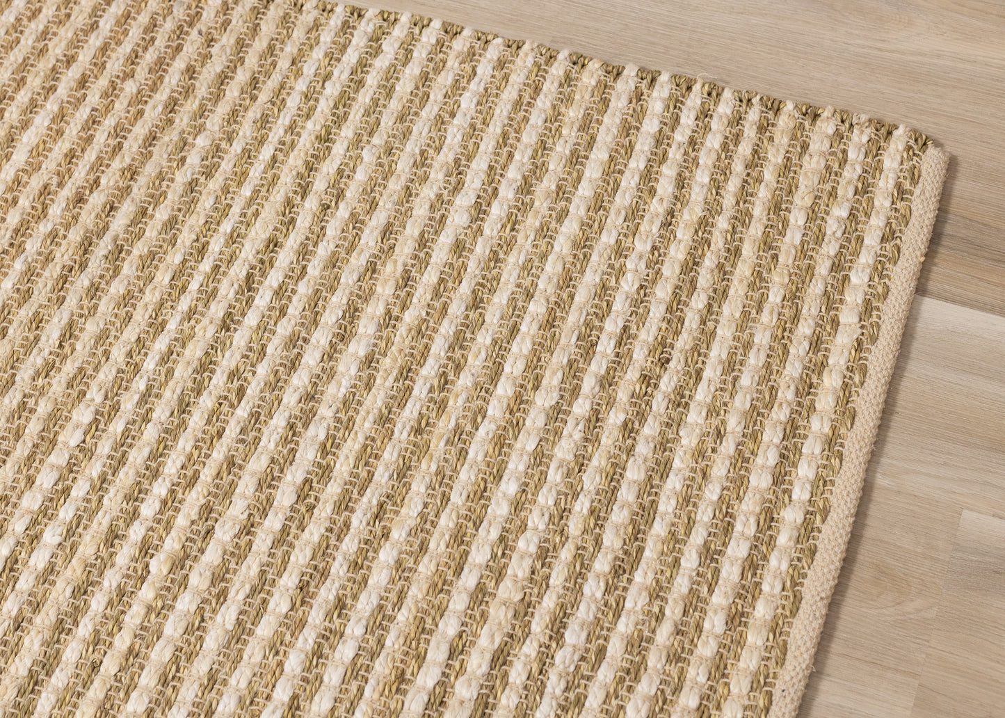 Contemporary Tonal/Solid Beige Area Rug