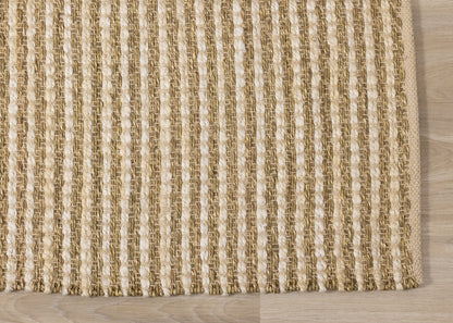 Contemporary Tonal/Solid Beige Area Rug