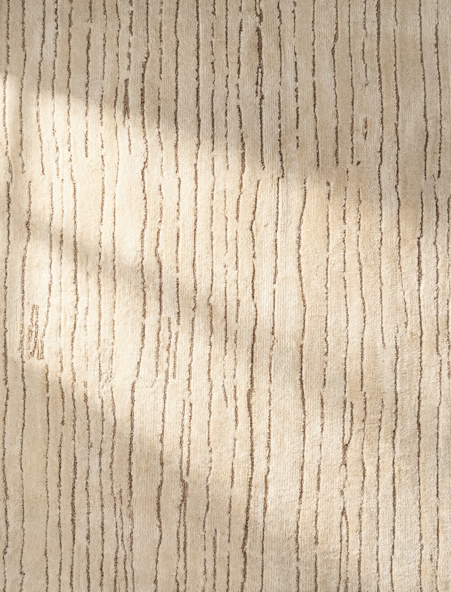 Noma Striped Comtemporary Beige and Grey Indoor Rug-3