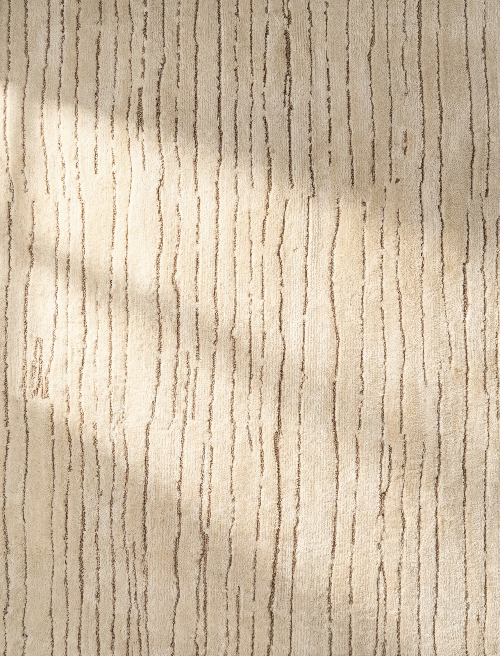 Noma Striped Comtemporary Beige and Grey Indoor Rug-3
