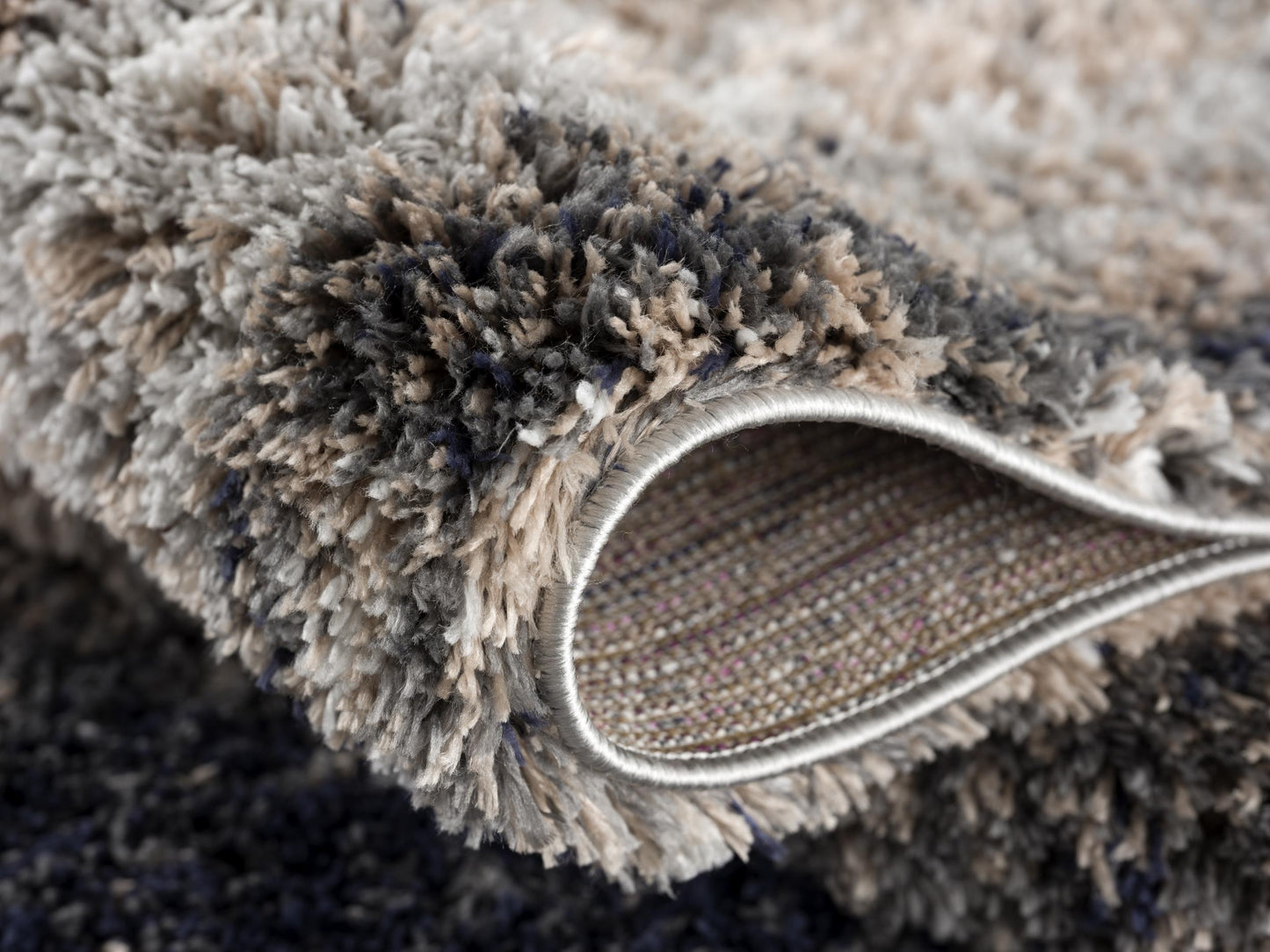 Sumi Abstract Contemporary Grey and White Indoor Rug