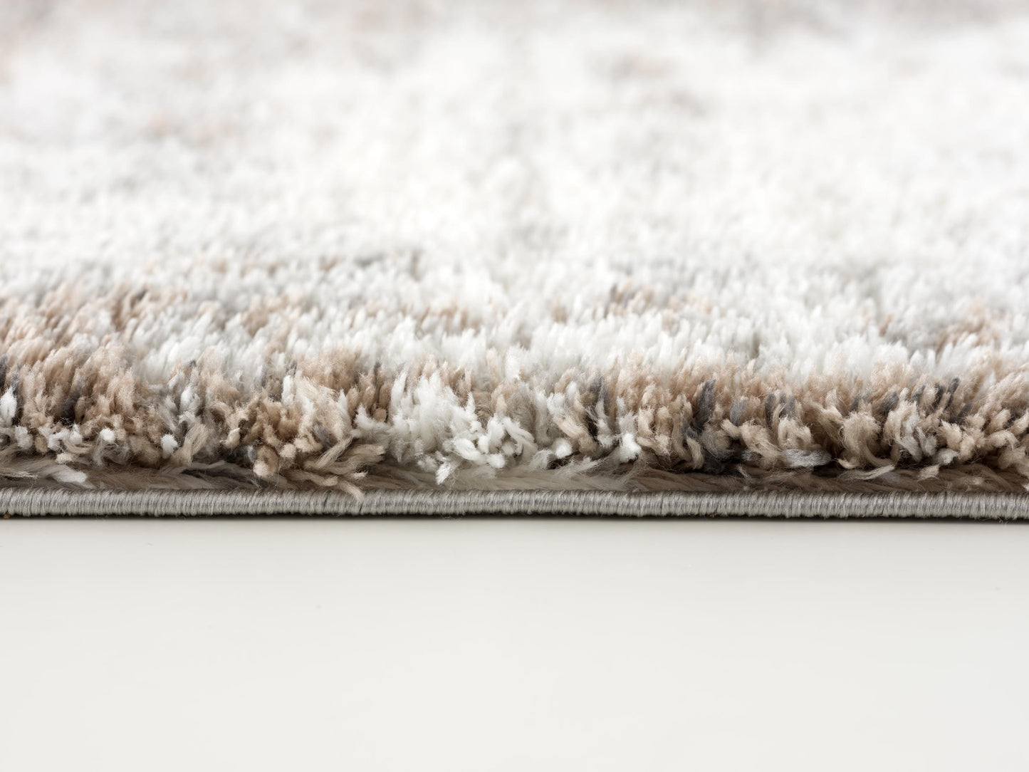 Sumi Abstract Contemporary Grey and White Indoor Rug