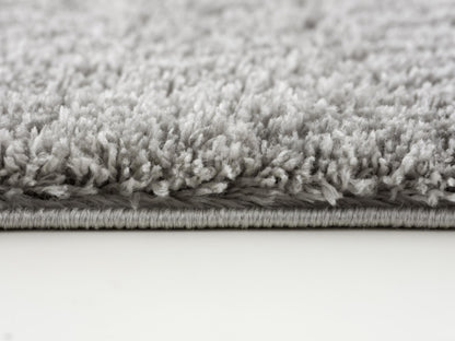 Asahi Solid Contemporary Grey Indoor Rug-7
