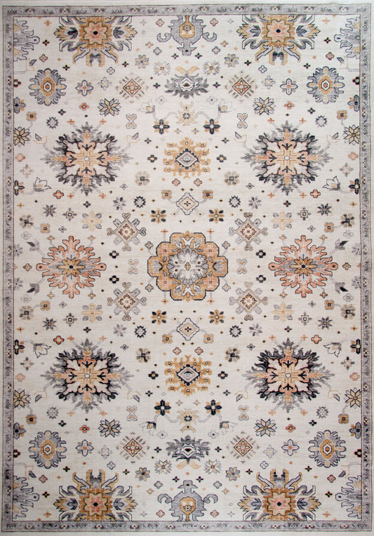 Aruba Traditional Vintage Cream Rug