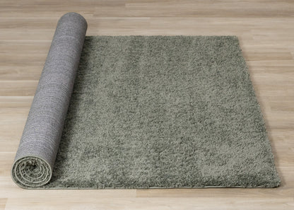 Modern Tonal Solid Green Area Rug-7