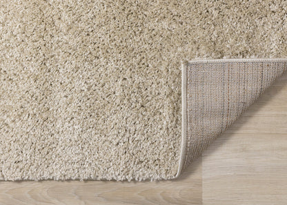 Modern Tonal Solid Beige Area Rug-5