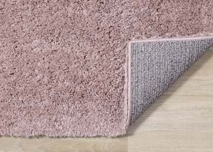 Modern Tonal Solid Pink Area Rug