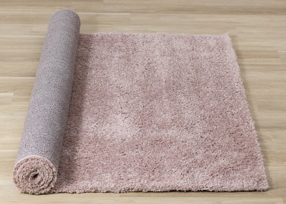 Modern Tonal Solid Pink Area Rug