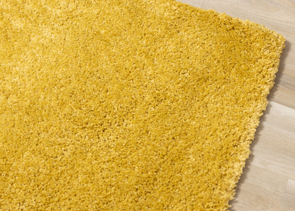Modern Tonal Solid Yellow Area Rug