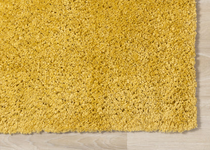 Modern Tonal Solid Yellow Area Rug