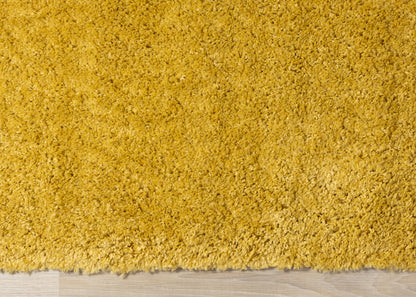 Modern Tonal Solid Yellow Area Rug