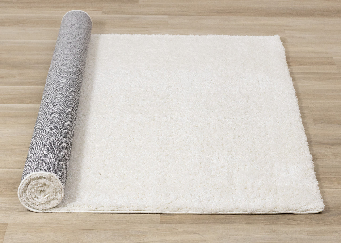 Modern Tonal Solid Cream Area Rug