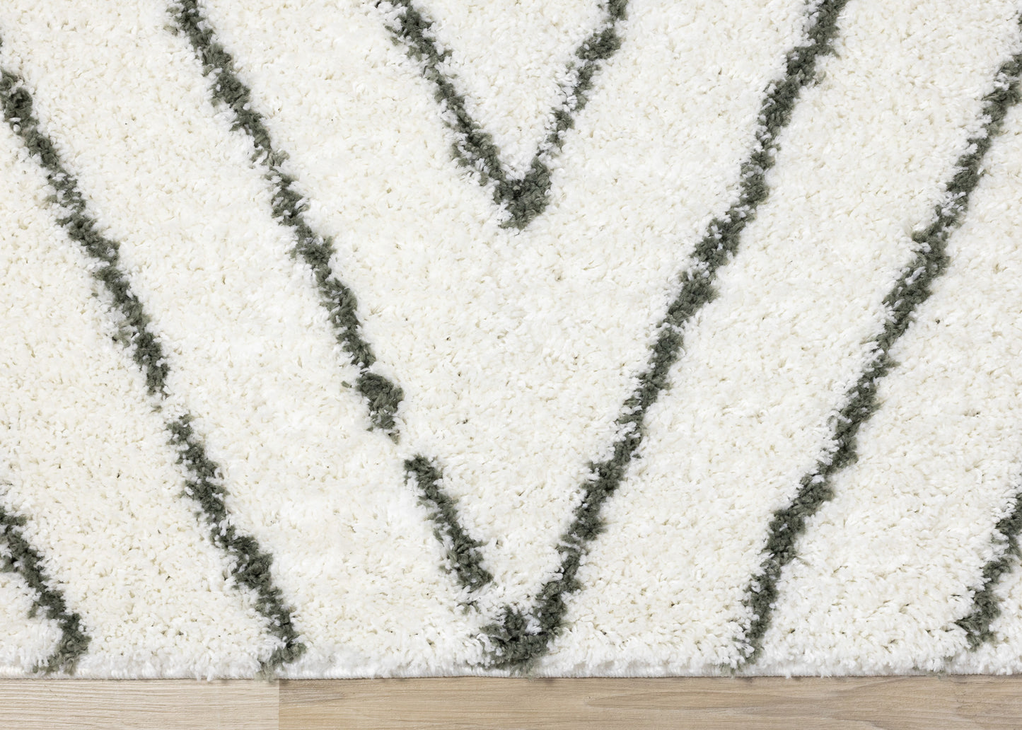 Contemporary Geometric Cream Area Rug