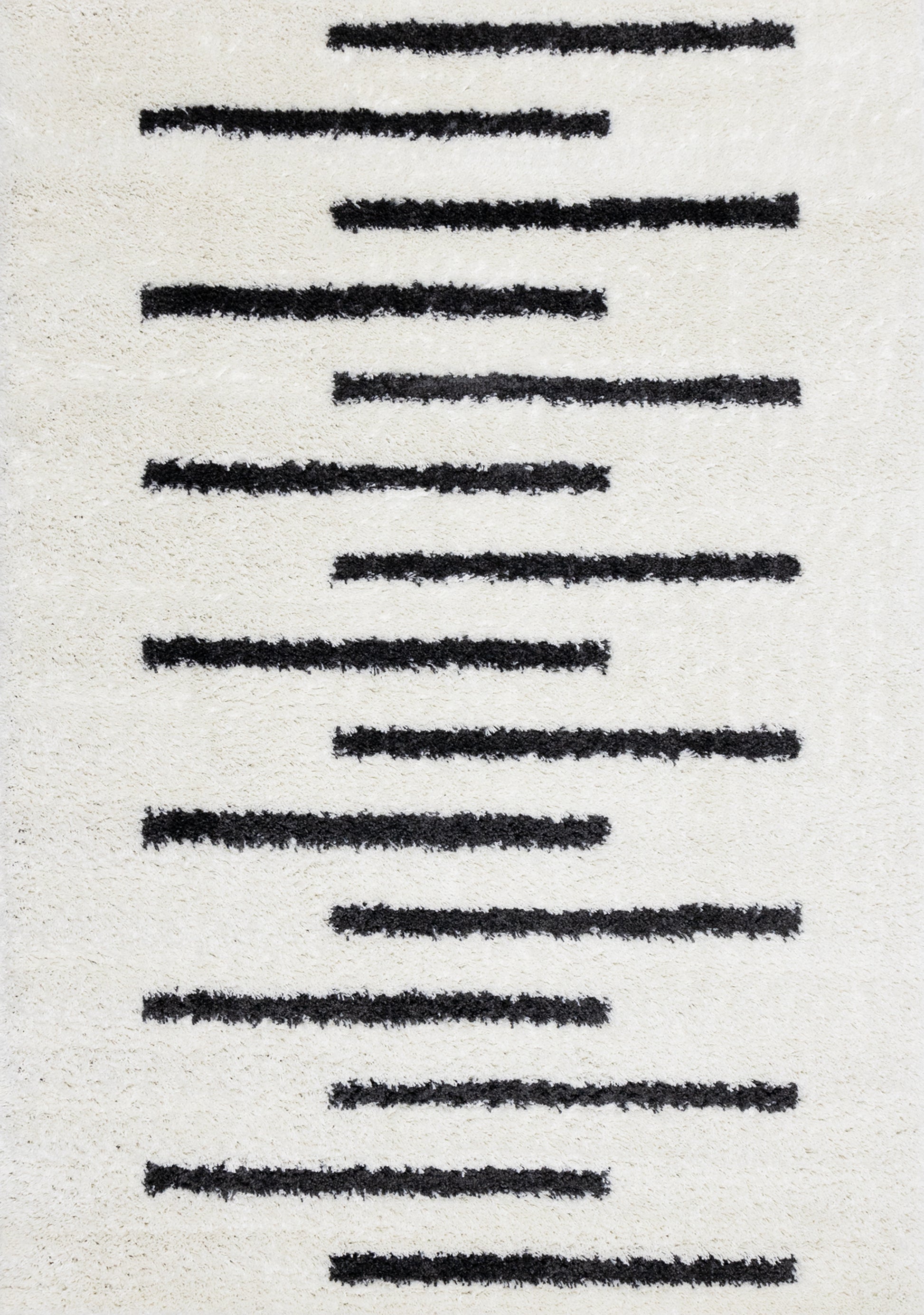 Contemporary Stripes Cream Area Rug-1