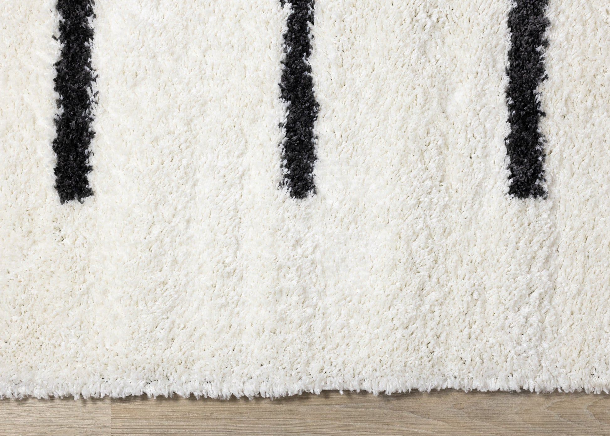 Contemporary Stripes Cream Area Rug-8