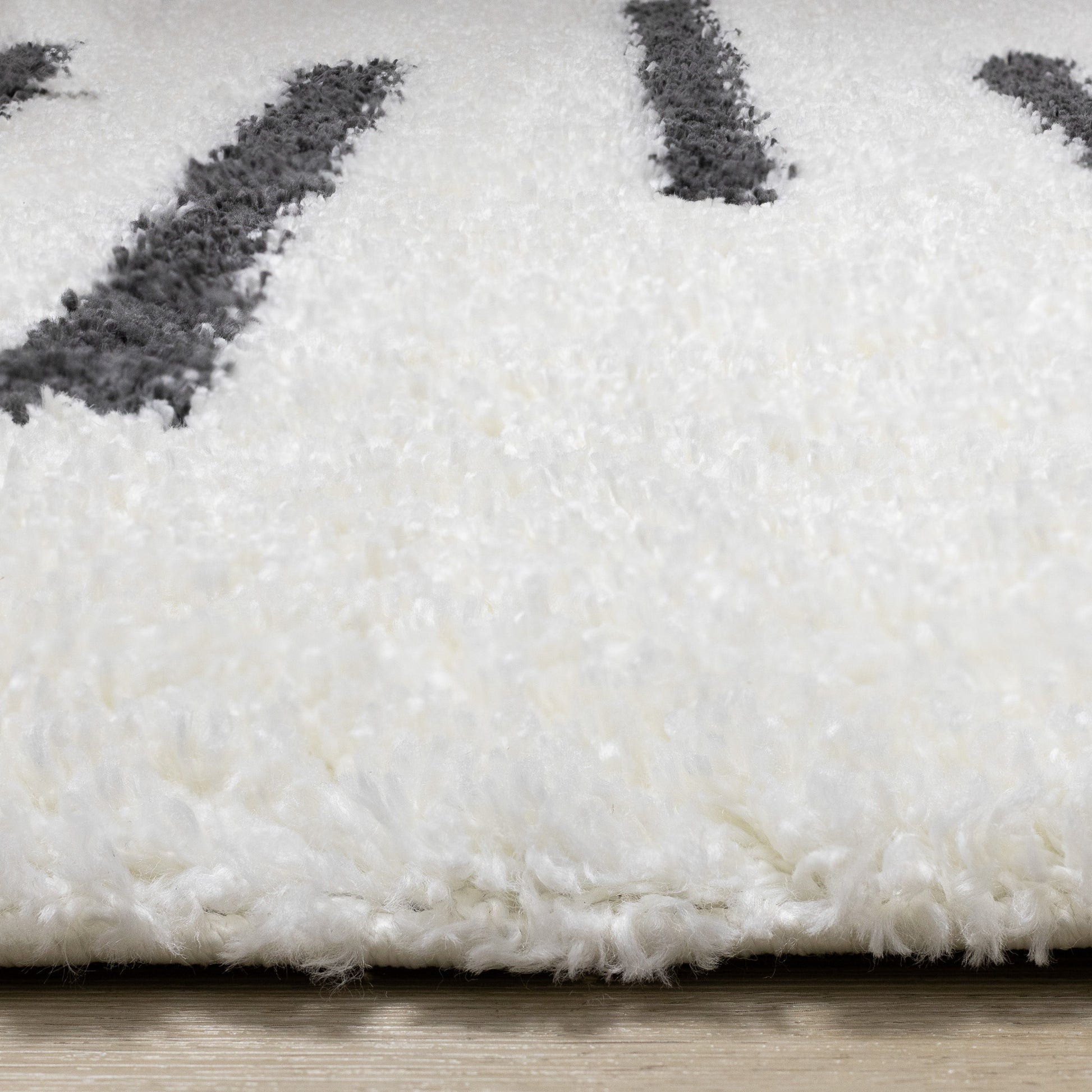 Contemporary Stripes Cream Area Rug-9