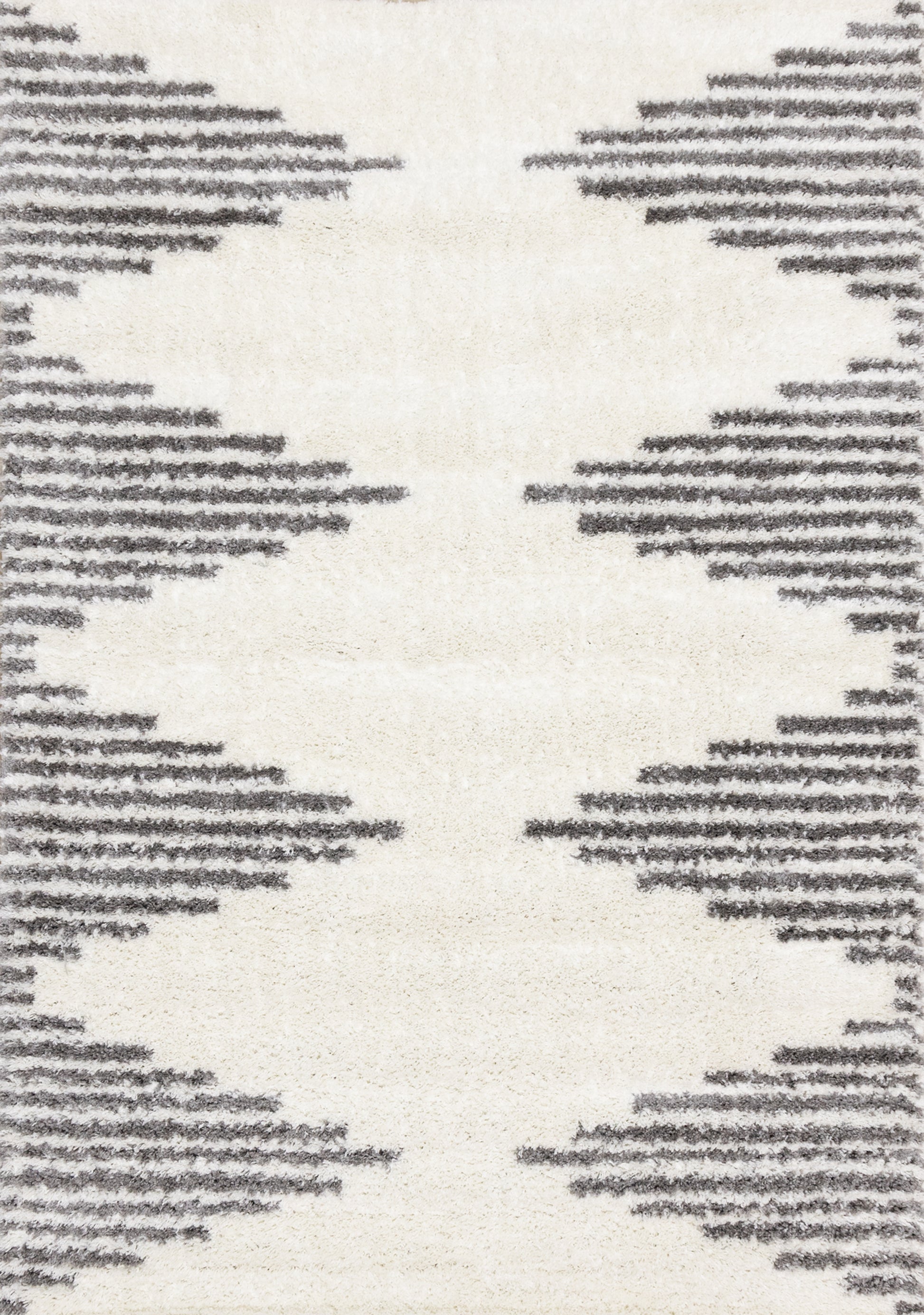 Mid-Century Geometric Cream Area Rug-1