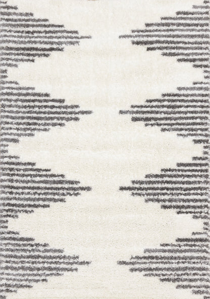 Mid-Century Geometric Cream Area Rug-1